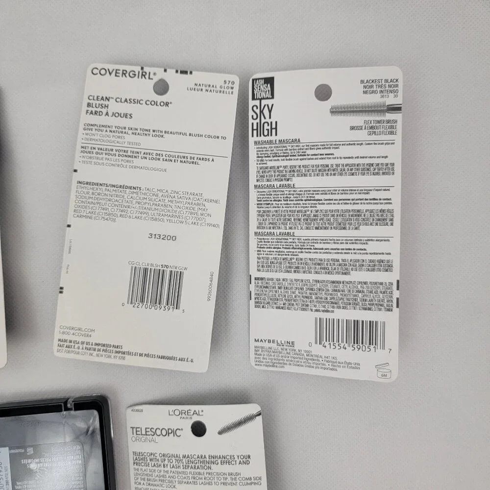 COVERGIRL Easy Breezy Brow Pencils BLACK 2pk LOT Eyeliner Mascara Mixed Bundle - Picture 15 of 16